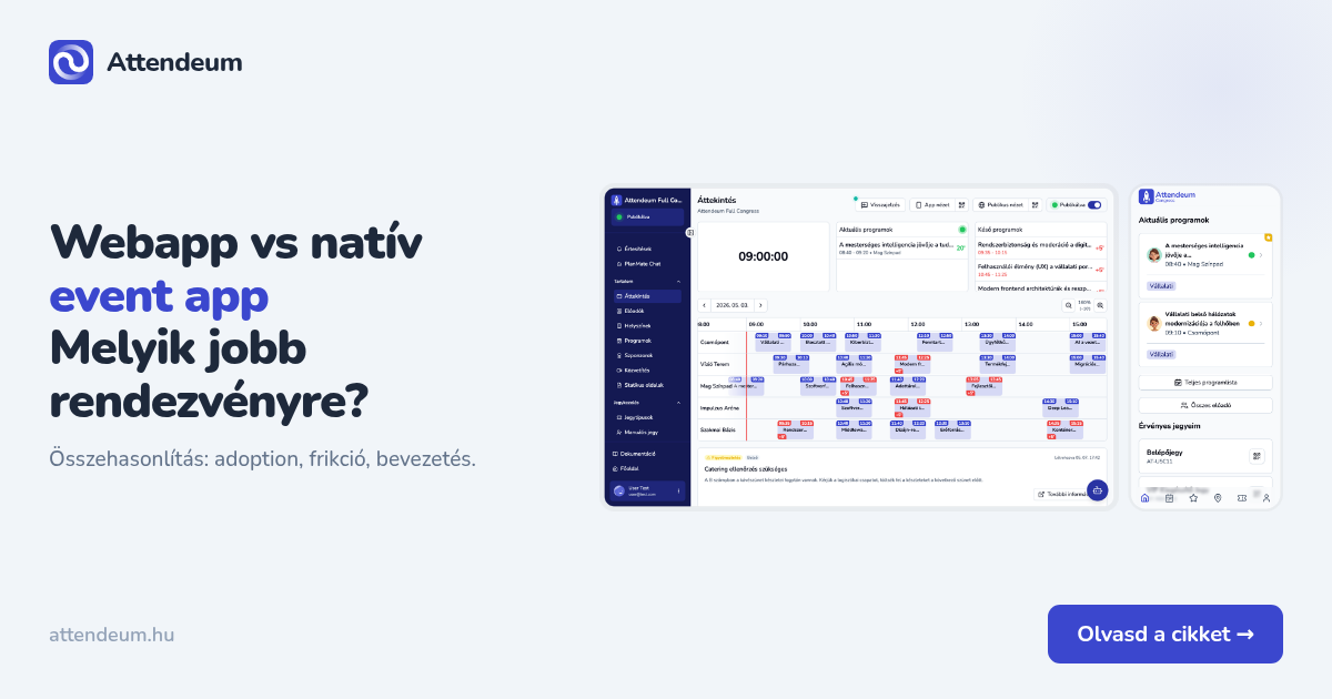 Webapp vs natív event app – melyik jobb rendezvényre?