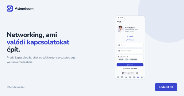 Networking a rendezvényen: hogyan találjanak egymásra a résztvevők egy webalkalmazásban